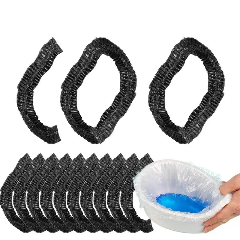 

Portable Potty Seat Liner Bags 100PCS Car Potty For Toddler Portable Toilet For Kids Elastic Closure Potty Training Toilet