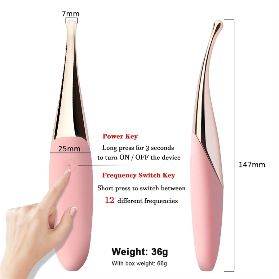Мощные высокочастотные вибраторы для точки G женщин стимулятор сосков клитора