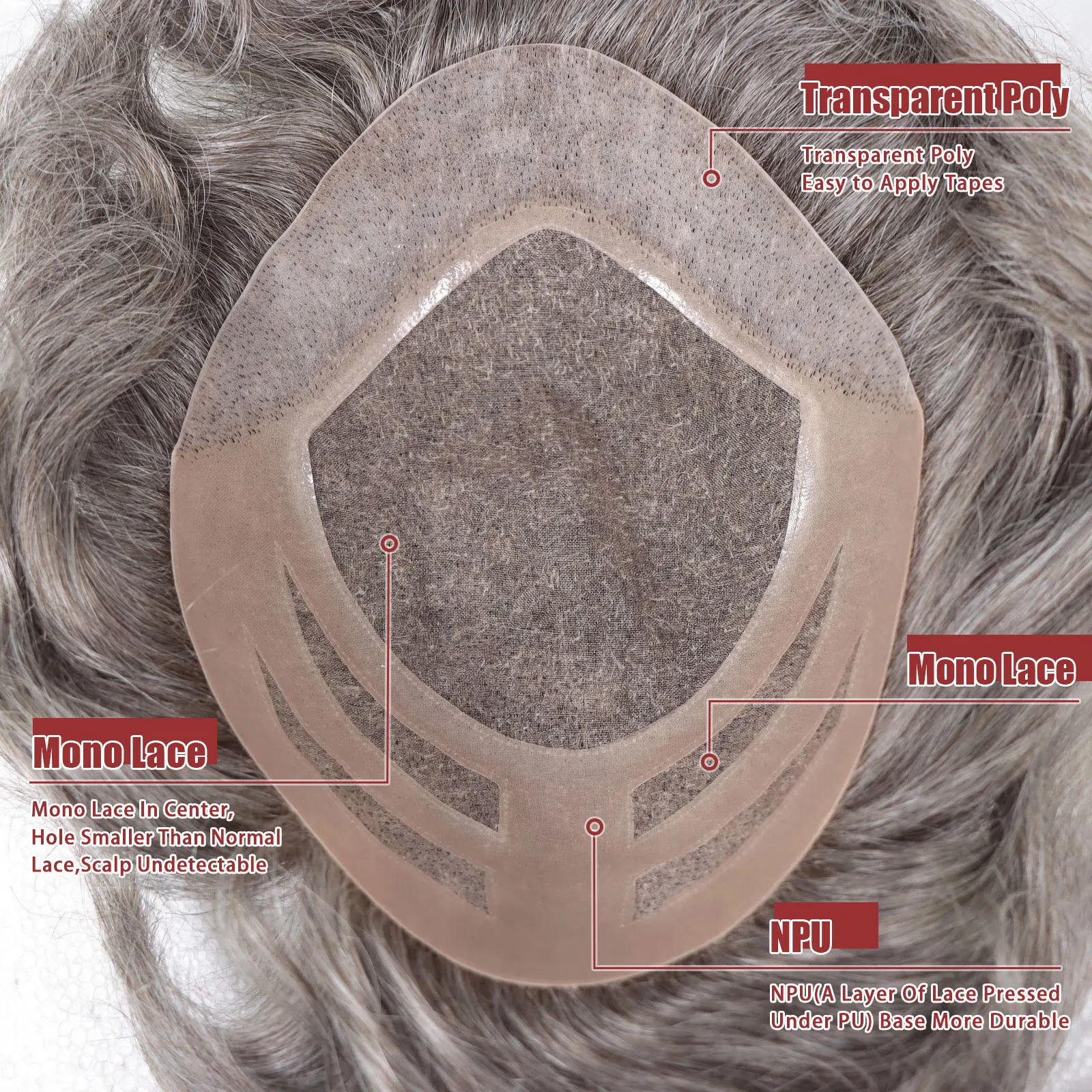 Рисунок 3 - Парик из человеческих волос № 1B50