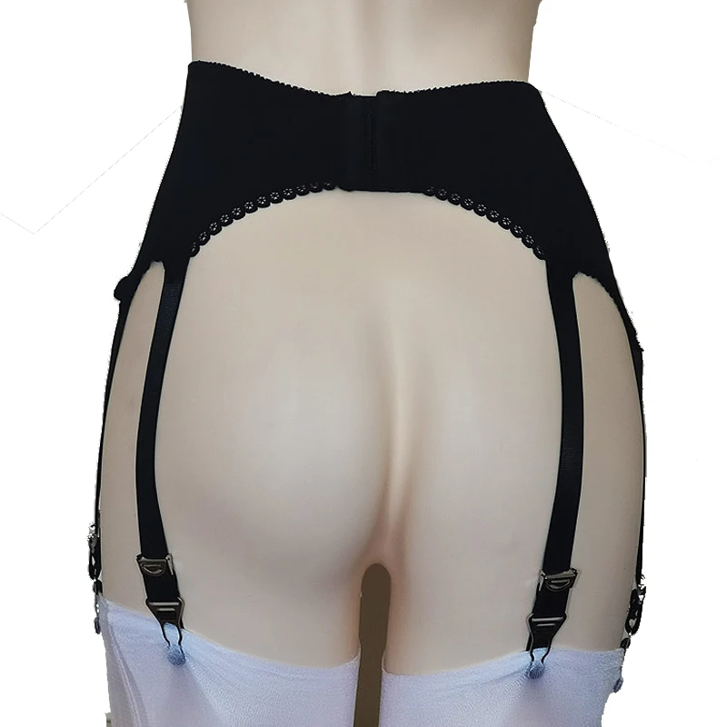 New High Waist Garter Belt 8 Buckles Straps Suspender Belt Garters for Stockings Pantyhose Sexy Night Lingerie