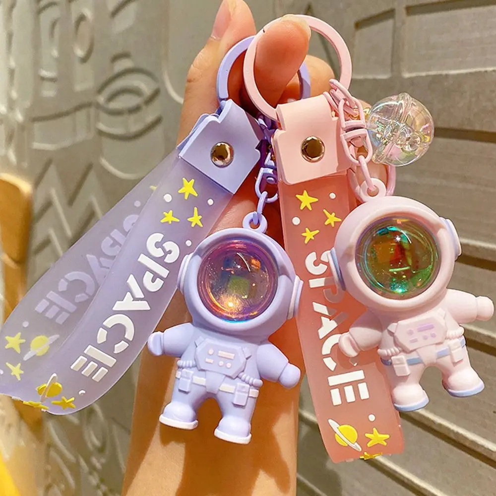 

Space Astronaut Spaceman Keychain Pendant Bag Hanging Key Chain Sunset Light Luminous Keychain Light Glowing Keychain