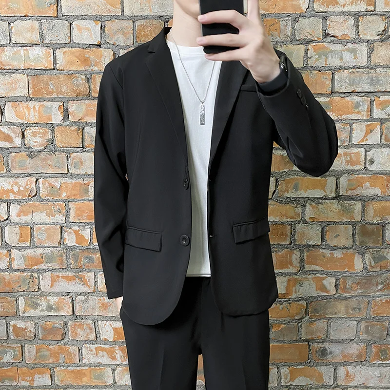  Новый маленький мужской костюм в Корейском стиле модный деловой повседневный