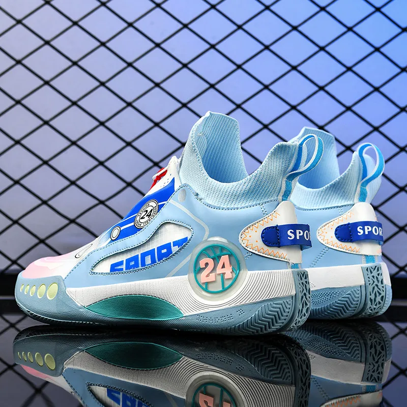 Professional Fashion Men's Basketball Shoes Couple Designer Basketball Sneakers Man Damping Non-slip Training Athletic Shoes Men