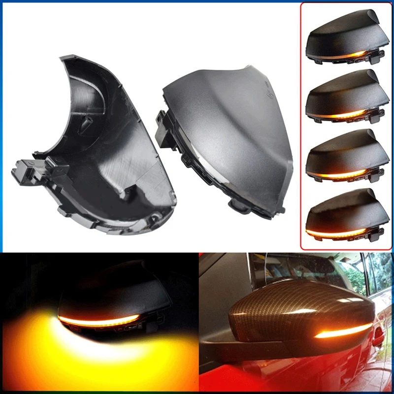 Боковые динамические указатели поворота заднего вида для VW POLO MK5 6R 2009-2013 6C 2014 2015-2017