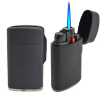 jet torch lighter blue flame butane gas lighter windproof refillable cigar cigarette lighters adjustable flame spray gun lighter