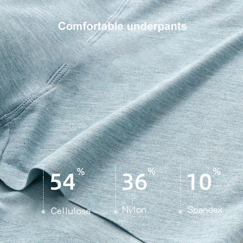 3/6Pcs Ultra Soft Comfy Bamboo Fiber Underwear Mens Boxers Breathable Underpants Men Modal Cotton Boxers Hombre Boxershorts Men