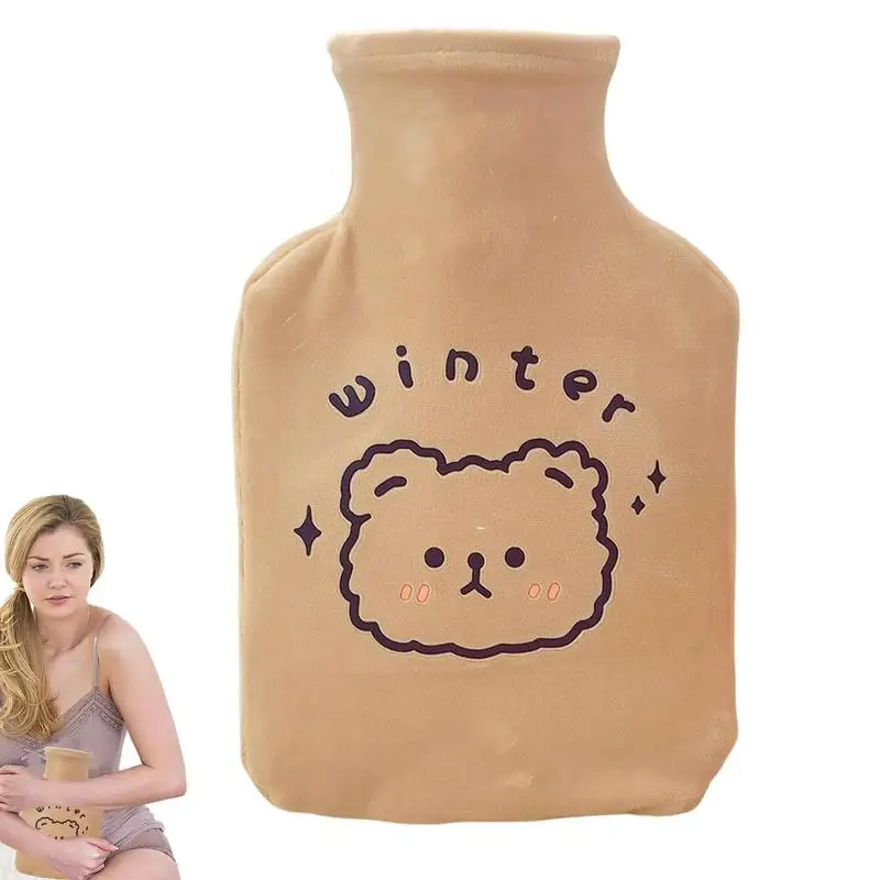 

Cute Hot Water Bottle Bag For Girls Shoulder Hand Warmer Heat Pack Warm Belly Instant Hot Pack Winter Water Heating Pad