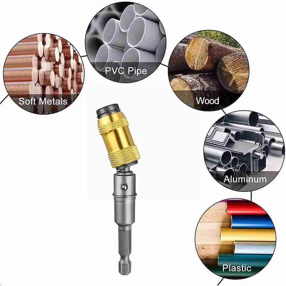 

Магнитный наконечник для дрели, регулируемый шарнирный поворотный наконечник для отвертки, поворотный наконечник для быстрого поворота с ...