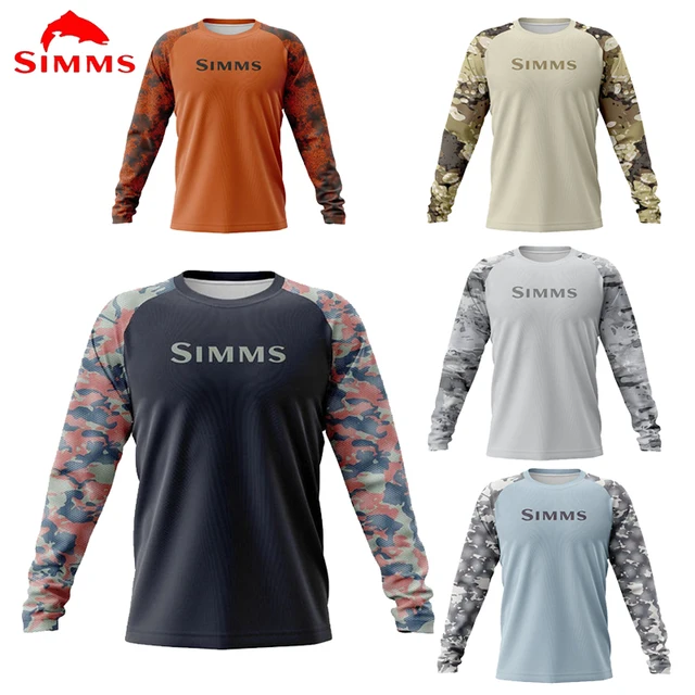 2023 New Simms Fishing Shirt Outdoor Fishing Clothing Sunscreen Long Sleeve camouflage Casual Shirts Anti-UV Fishing Shirts 1