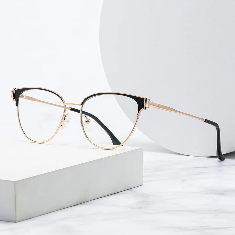 

Очки в форме звёздочки для женщин, оптические аксессуары в полностью оправе из сплава, с защитой UV400, по рецепту