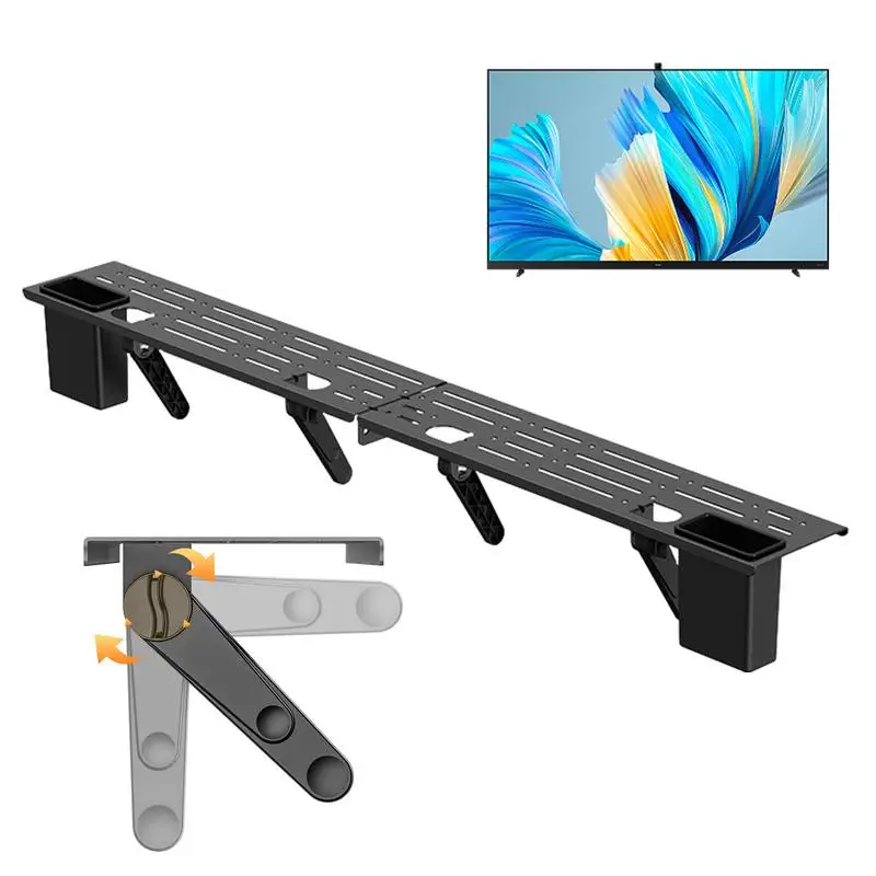 

Rack TV Monitor Organizer Screen Top Storage Shelf Holder Practical Home Storage Computer Office Multi-functional Organizer