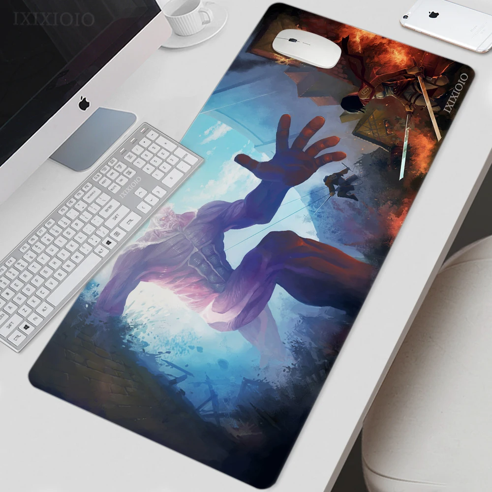 

Evolution Giant Attack on Titan Mouse Pad Gamer XL Home Large New Mousepad XXL keyboard pad Office Laptop Mice Pad