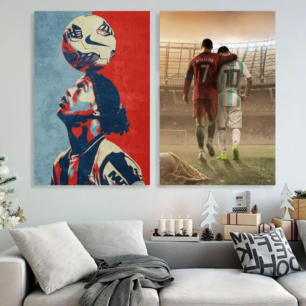 

Ronaldinho Football Star Poster Decorative Painting Canvas Wall Art Living Room Posters Bedroom Painting