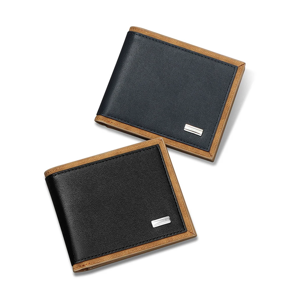 

2022 New Men's Cross Section Wallet Creative Thin Leather Multi Card Design for Business Best Sale-WT