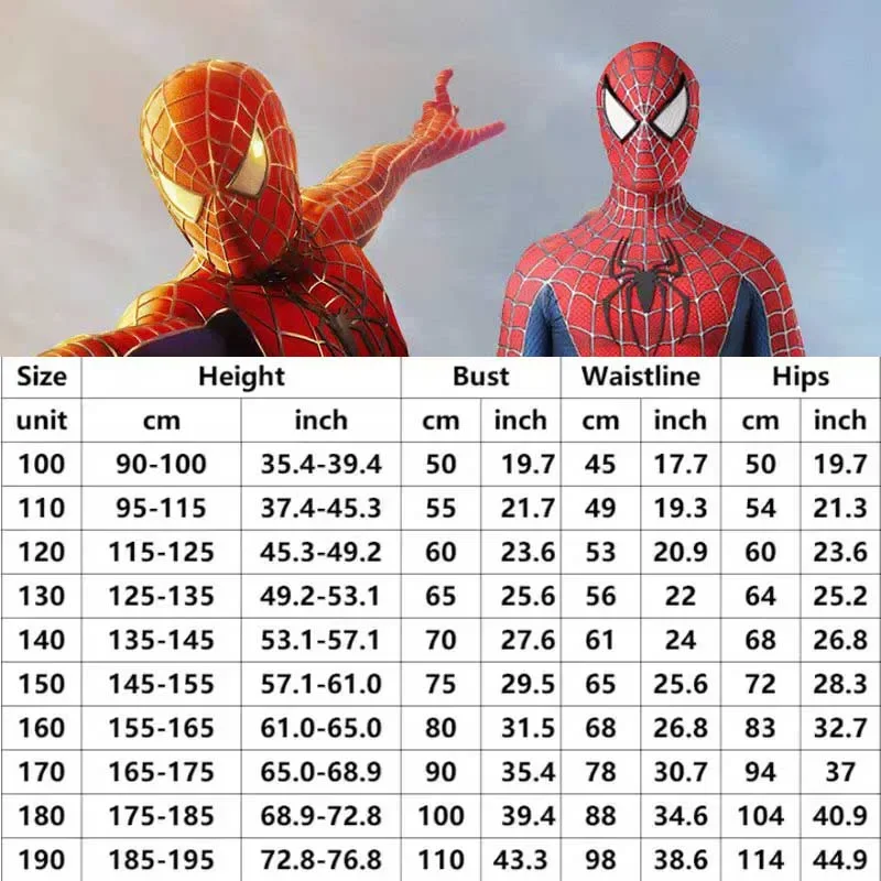 Spiderman Costume Adult Superhero Spider Remy Toby Man Cosplay Bodysuit Halloween Men Women