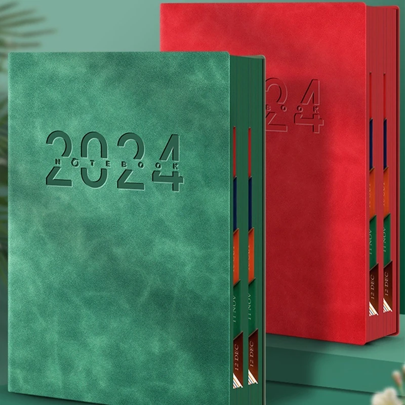

Календарная книга 2024 планировщик, 365 дней в день, на одной странице, блокнот для бизнеса, управление временем, эффективный ручной дневник, рабочая книга