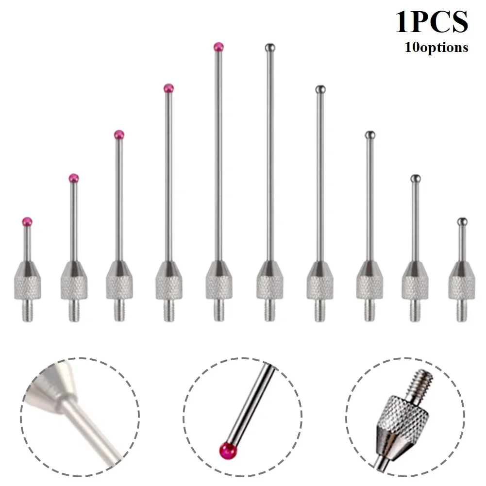 1 шт. 2 мм карбунк вольфрамовая стальная головка микрометр с резьбой M2 5
