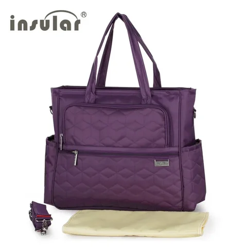 Новое поступление, брендовые сумки для детских пеленок INSULAR, 100% нейлоновые сумки для пеленок, модная сумка для мамы на коляску, многофункциональные сумки для пеленок