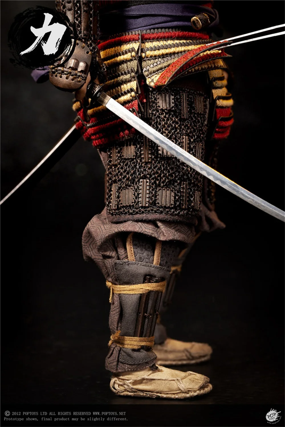

1/6 POPTOYS EX044 Ashigaru Trio First Battle Li Ashigaru Saiga 100% Alloy Handmade Warrior Leg Armor Accessories Fit 12" Action