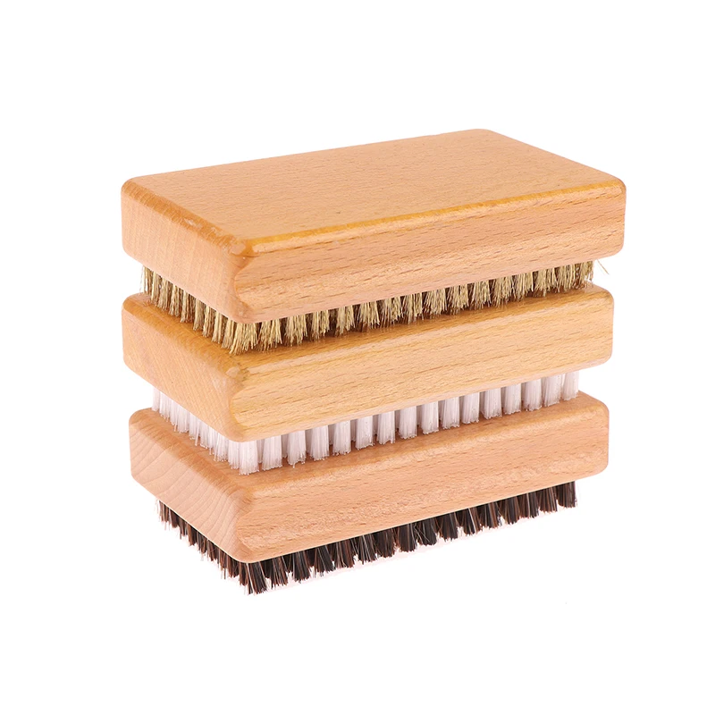 Деревянная ручка латунь/нейлон/кинь/кишачий волос лыжная щетка для вощения