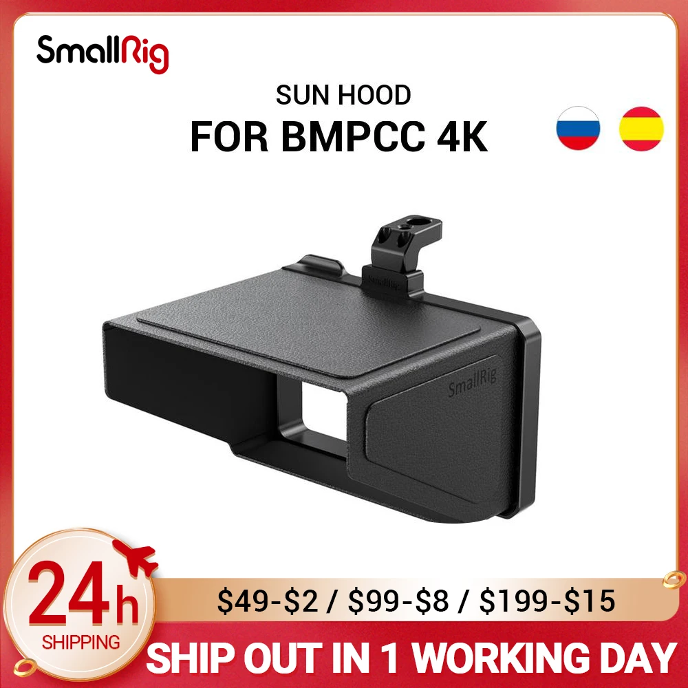 

SmallRig BMPCC 6K Camera Sun Hood for BMPCC 4K & 6K Blackmagic Design Pocket Cinema Camera 4K & 6K 2299