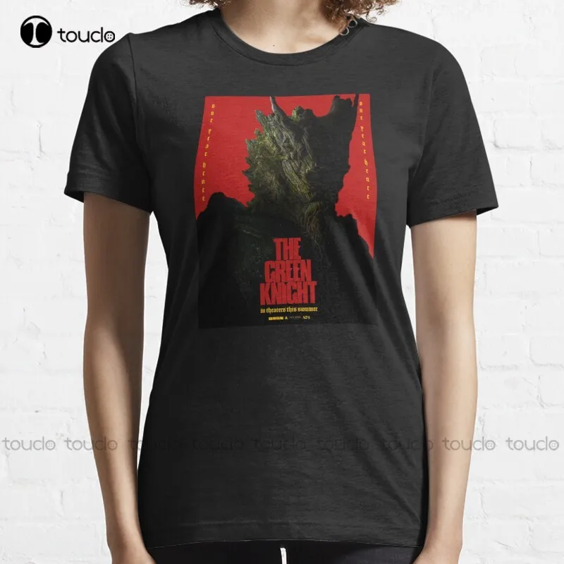 

New The Green Knight Green Knight Dev Patel Movie 2021 Gawain Sir (Hd) T-Shirt Cotton S-5Xl Unisex Women Men Tee Shirt