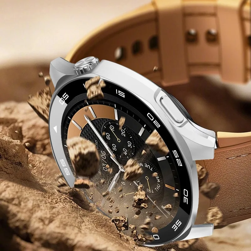 Фото Защитная пленка из закаленного стекла + чехол для Huawei Watch GT6 46 мм, официальный защитный чехол для всего экрана, Huawei Watch GT6 46 мм Correa №3