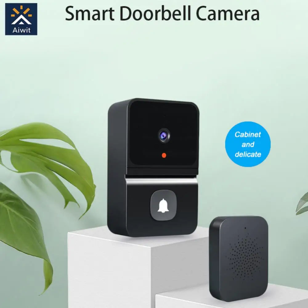 Smart Wireless Doorbell for Home Security Protection Infrared Night Vision Remote Monitoring High-definition Video Smart Home