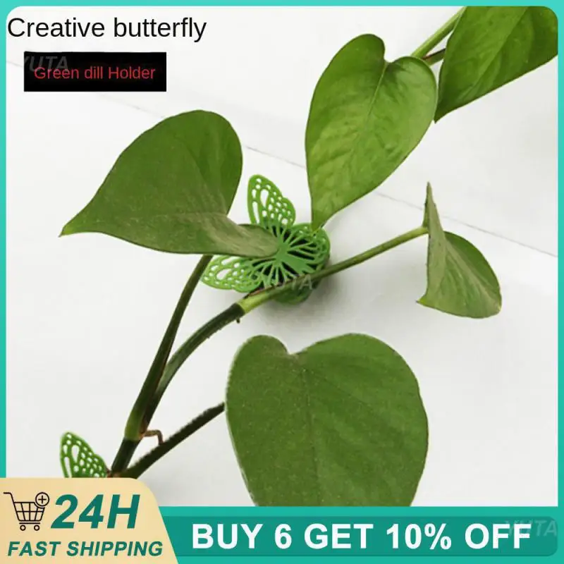 

Vine Clips New Butterfly Design Leaf Fixer Retaining Clip Strong Adsorption Creative Organizer Green Dill Fixer