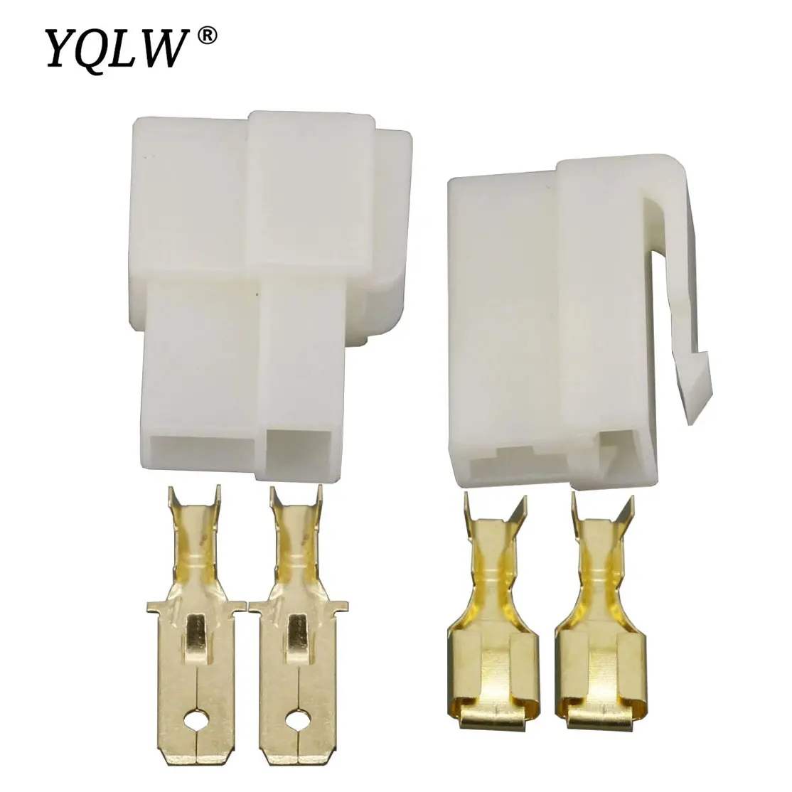 

6.3 Series All New 2 Pin DJJ7021-6.3 ABS Plastic Electrical Wire Connectors Plug Male Female Automobile Connector