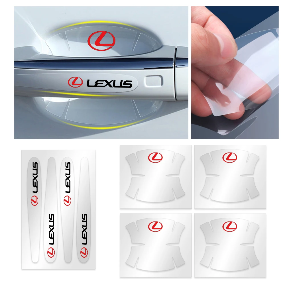 

Transparent Car Door Handle Anti-Scratch Protection Flim Sticker For Lexus rx300 RX450 IS200 IS250 IS300 GS300 RX330 LX570 ls400