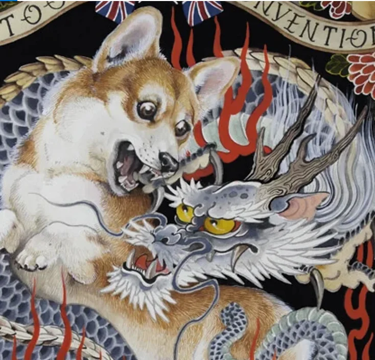 Великолепный Британский злодей из Лондона страшный Женский творческий постер в