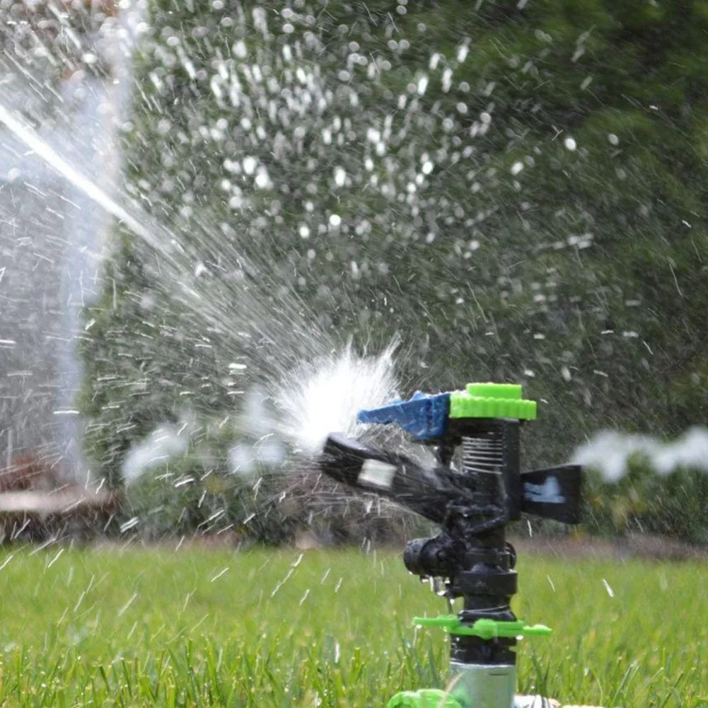 1/2inch BRASS IMPACT SPRINKLER FAST POWERFUL STRONG ROTATION Widespread Watering Alloy Lawn Nozzle Garden Adjustable Angle