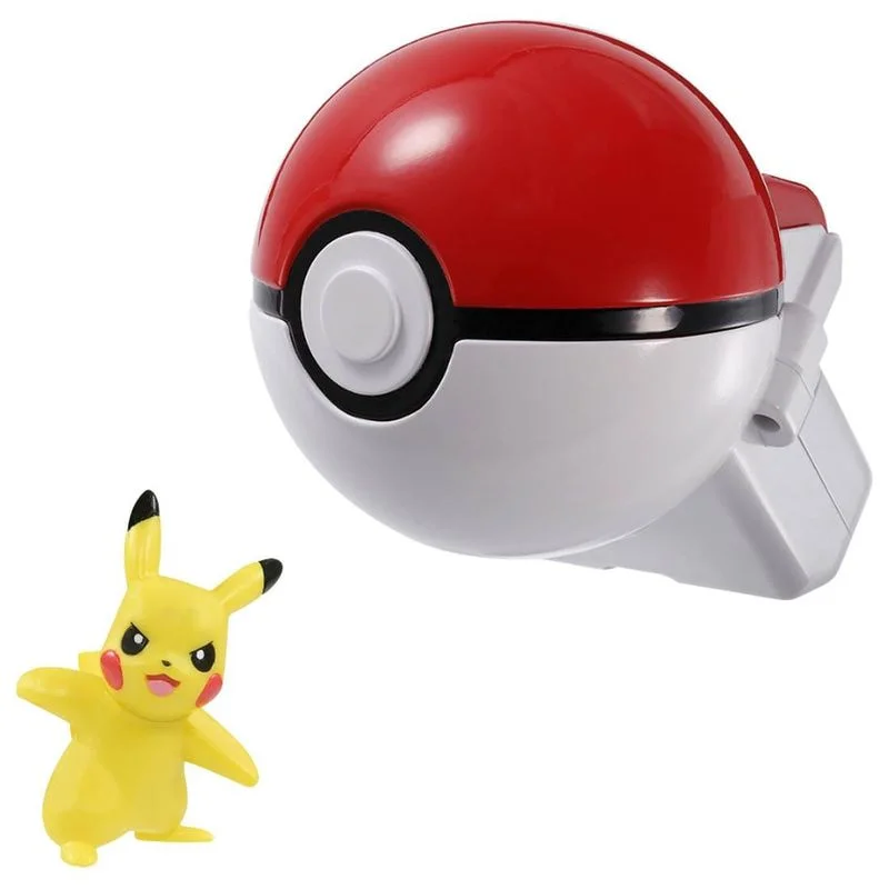 

Pokémon Anime Cartoon Peripheral Toy Elf Ball Restore Animation Can Catch Elf Pikachu Doll Children's Toy Model Gift