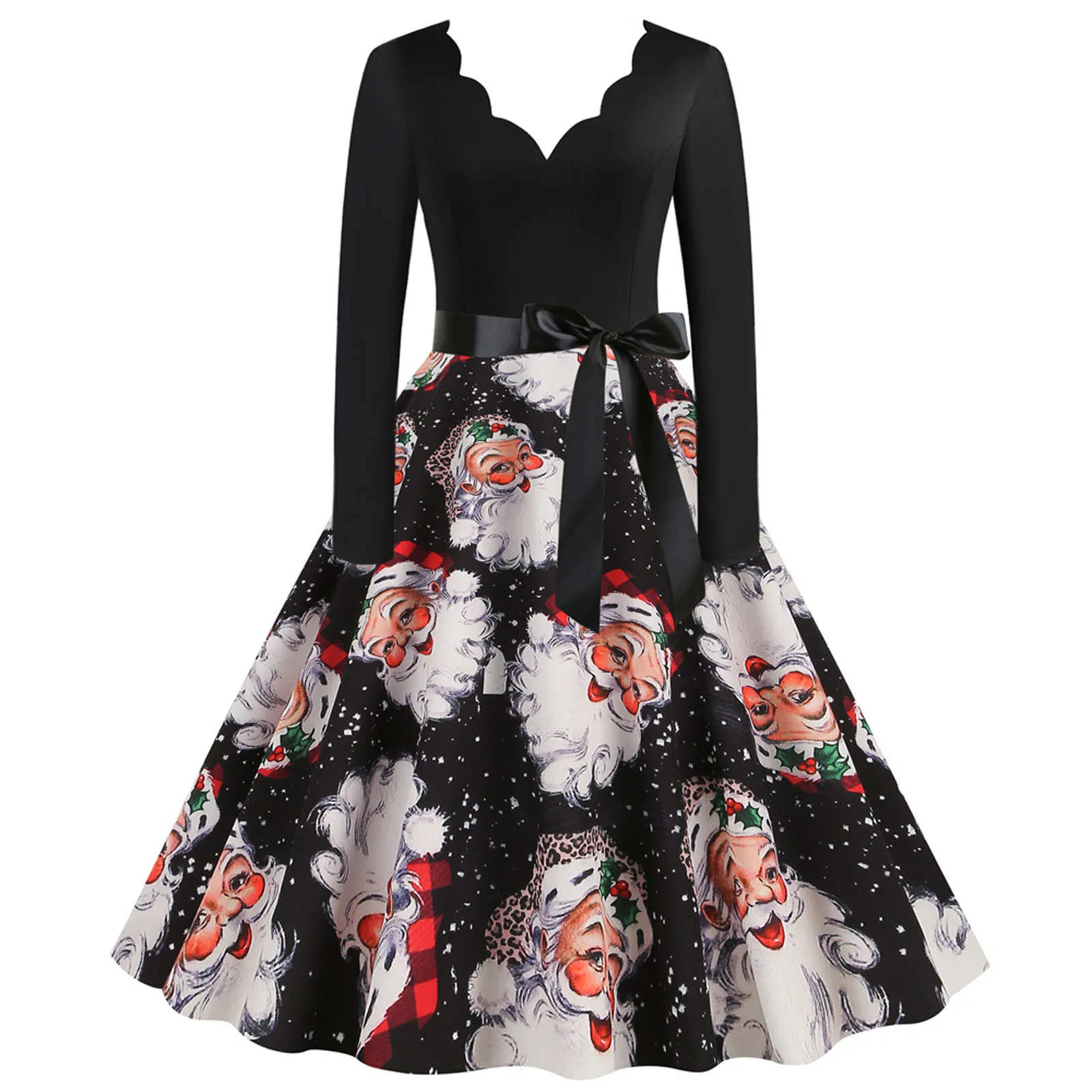 

Женское платье-свитер с длинным рукавом и V-образным вырезом, на пуговицах