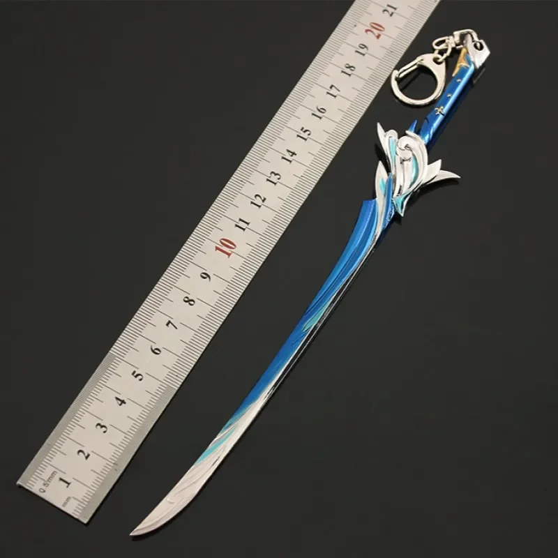 22 См Genshin Impact Haran Geppaku Futsu Kamisato Ayato Реплика Катана Игрушечный Меч С Металлическим