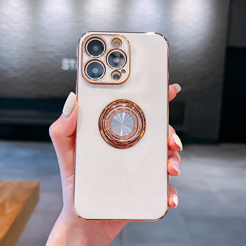Трехцветный силиконовый чехол-кольцо для IPhone 13 13Promax 13Pro 12Promax |