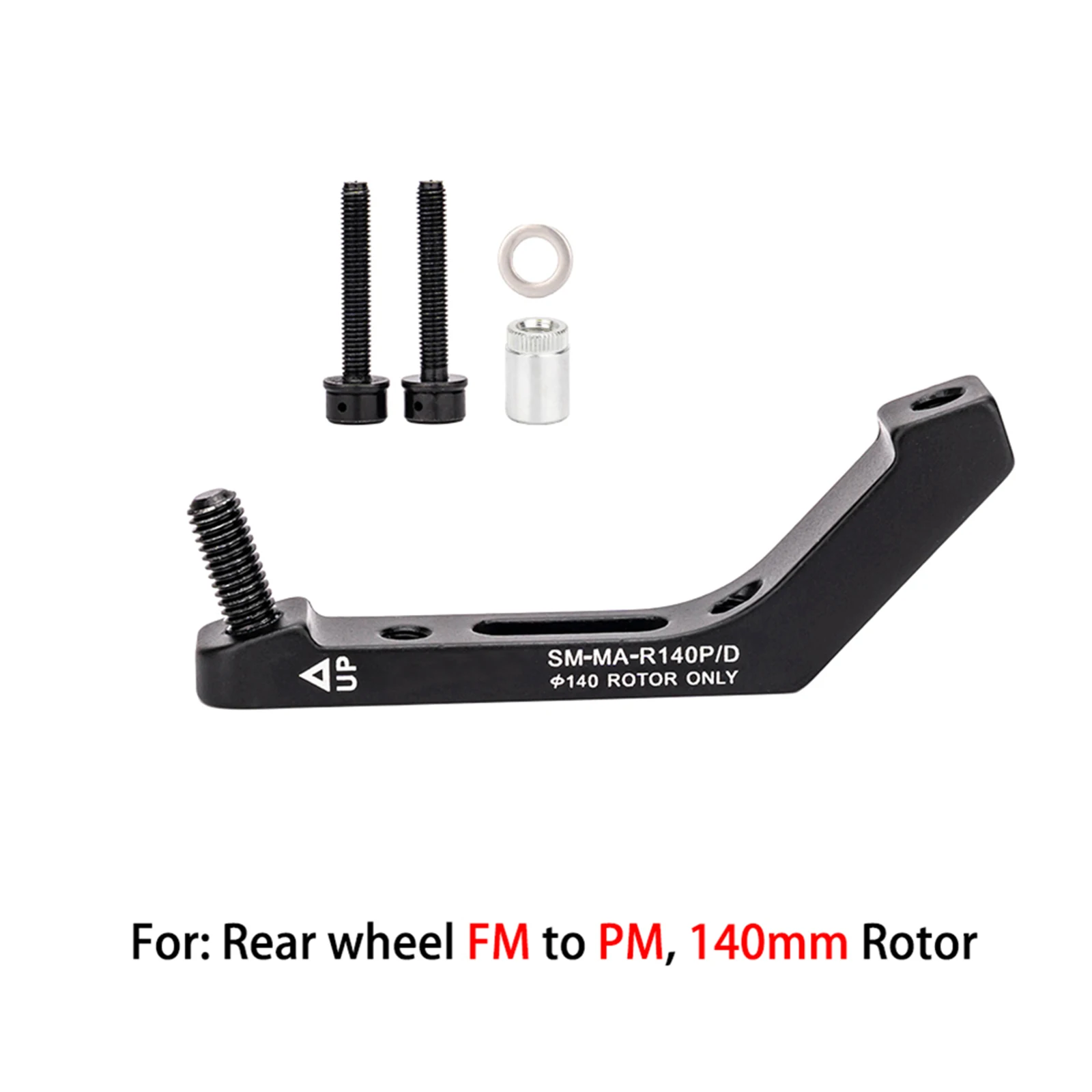 

Road Bike Bike Disc Brake-Caliper Adapter Flat Mount To Post Mount F140/F160/R140MM For Flat Mount To Post Mount FM To PM