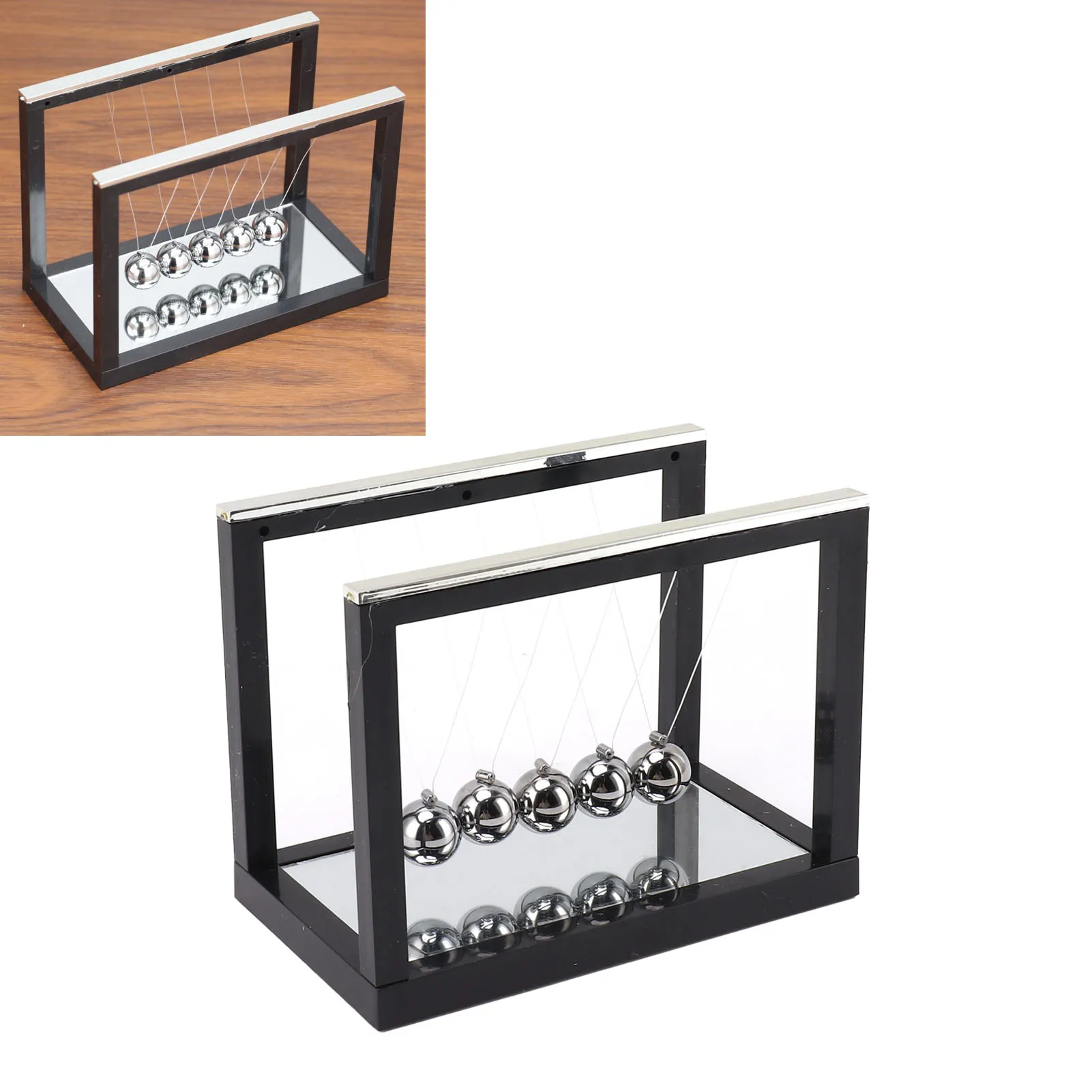 Колыбель Ньютона балансирующие шарики из нержавеющей стали рельефные для снятия