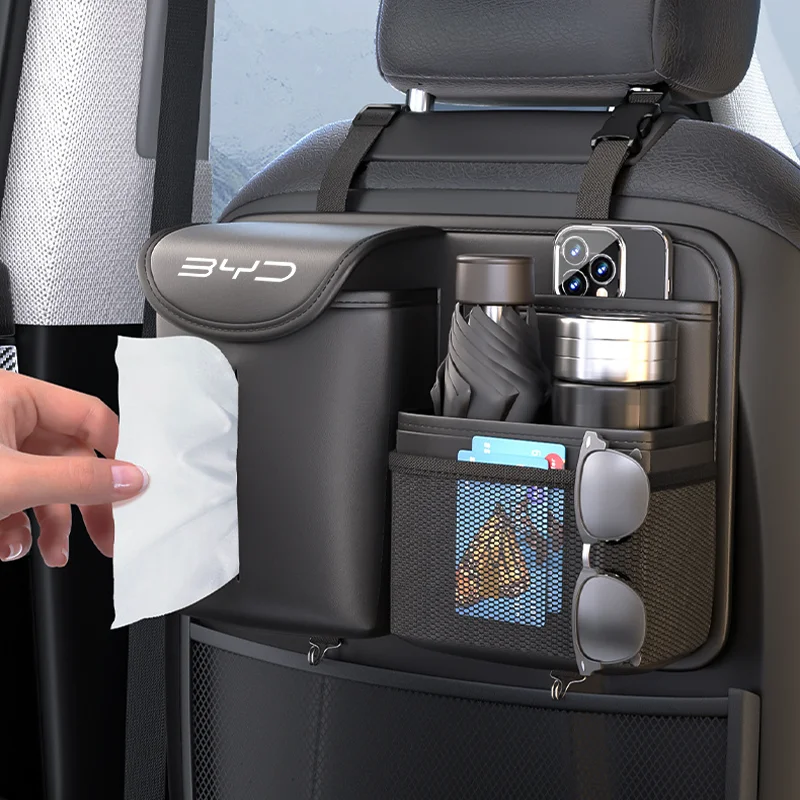 Сумка для хранения на заднем сиденье автомобиля BYD Atto3 Han Song plus Seagyll V2l Dolphin F3 E6 G3 I3