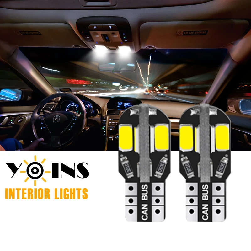 

2/6/10pcs LED Interior Car Light T10 W5W 178 168 194 Canbus Auto Wedge Reading Dome Map License Plate Light Signal Lamp Bulbs