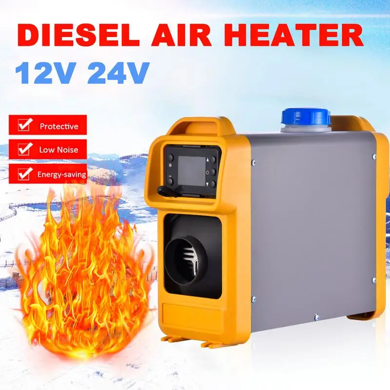 

Car Diesel Heater 12V 24V 8 KW 2KW All In Car Heater Portable Diesel Air Heater With Remote Control For Cars Trucks RV Boats