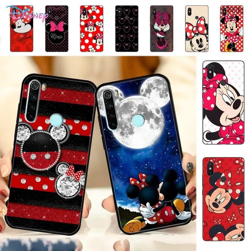 

Disney Minnie Phone Case for Redmi Note 8 7 9 4 6 pro max T X 5A 3 10 lite pro TPU Coque
