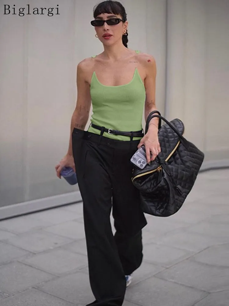 

Летние пикантные облегающие топы, женская зеленая мода, женские укороченные повседневные женские топы без рукавов, 2023, Vestidos Mujer