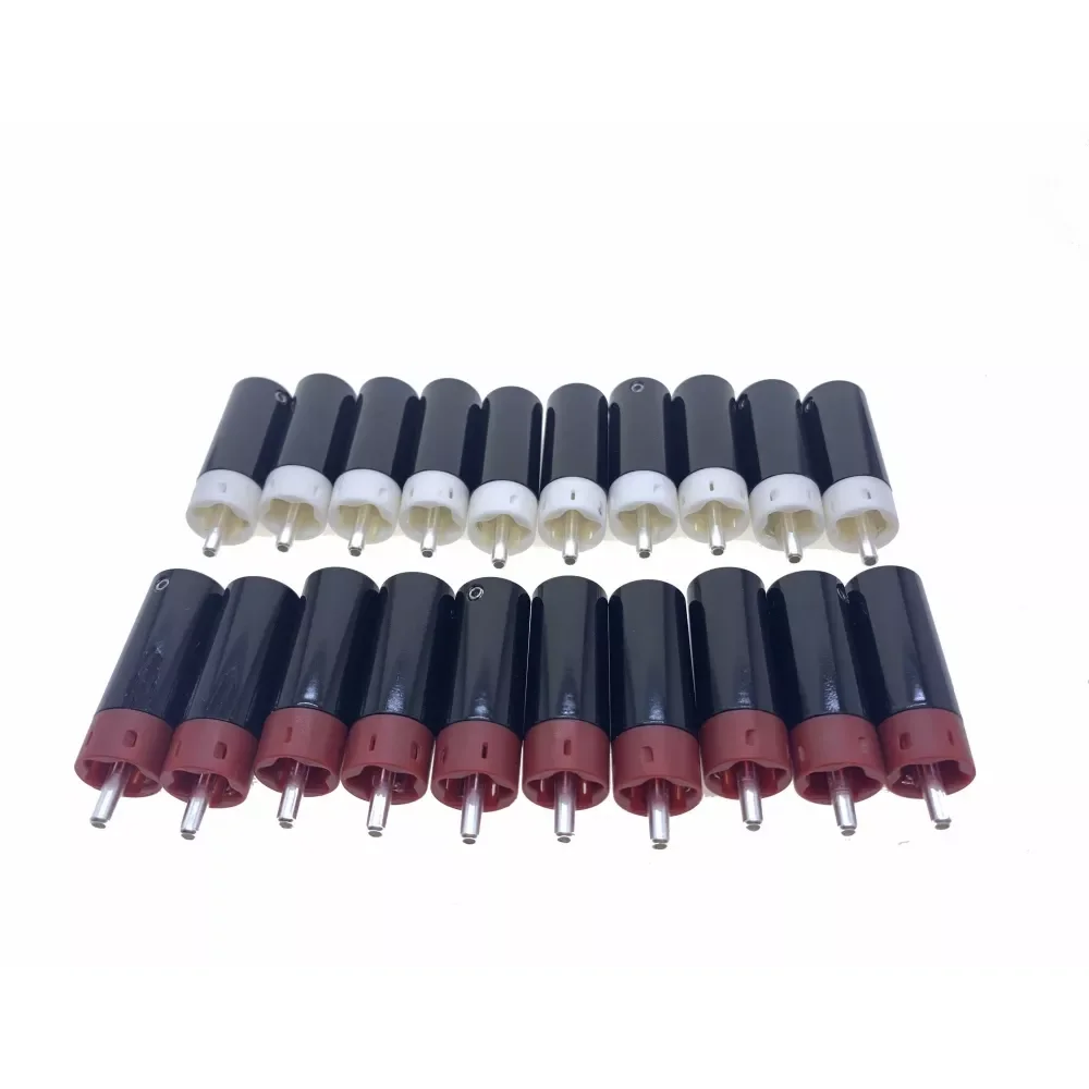 

Высококачественный Hi-Fi «сделай сам», звездная линия, посеребренный/позолоченный Tellurium, медный разъем RCA, 20 шт.