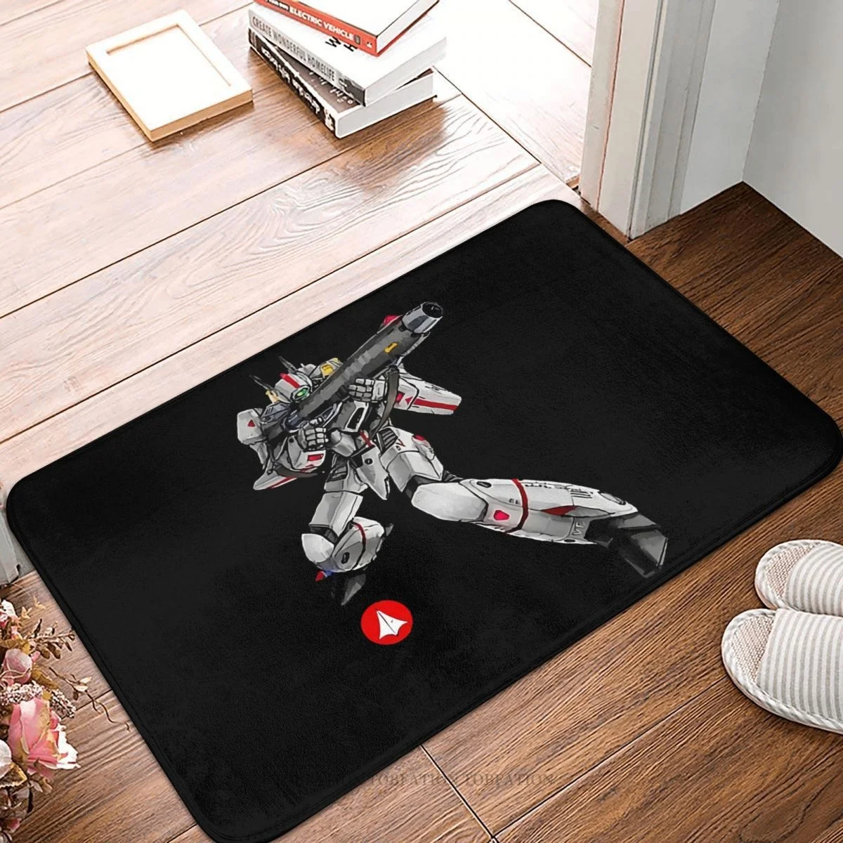 

UFO Robot Grendizer Non-slip Doormat Bath Mat VF1J Balcony Carpet Welcome Rug Home Decorative