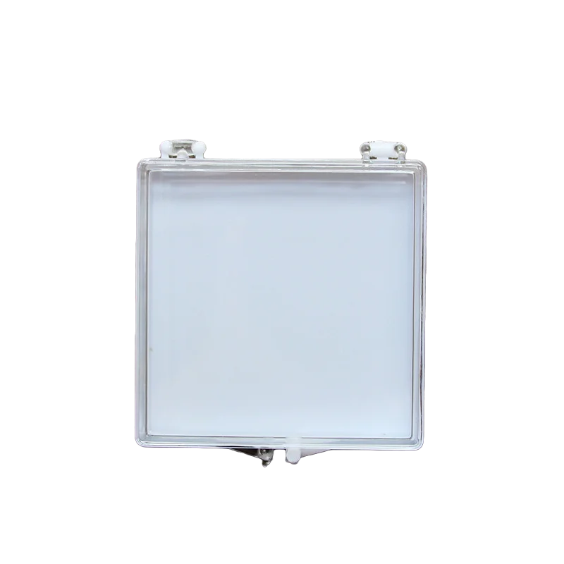 10pcs Fake Nails Storage Box White Black Transparent Plastic Case Flip Square Small Jewelry Display Packaging Wholesale - купить по