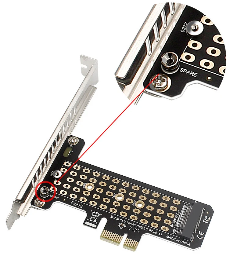 M.2 NVME B & M ключ к PCIe 4 0/3 0 X1 x1 X4 x8 x16 плата адаптера интерфейса для ПК материнская 2230