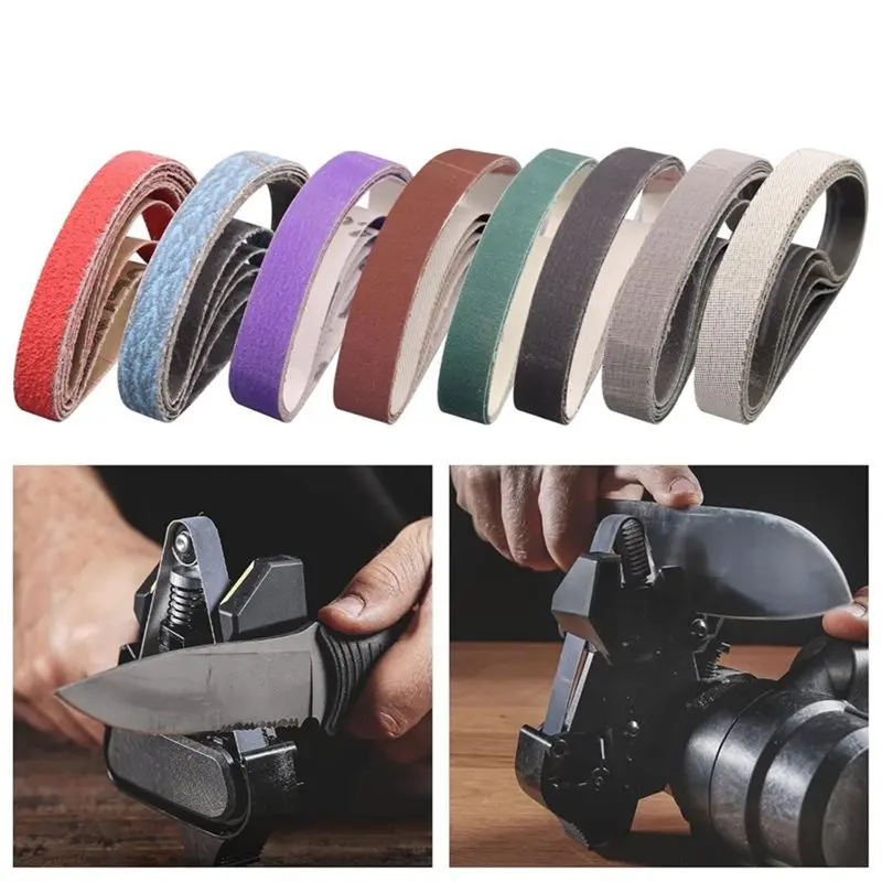 Фото Для Work Sharp WSCMB Combo, шлифовальные ленты зернистостью 80-5000, 1/2 x 12 дюймов, 40 шт., сменный комплект для заточки ножей - B51B №2