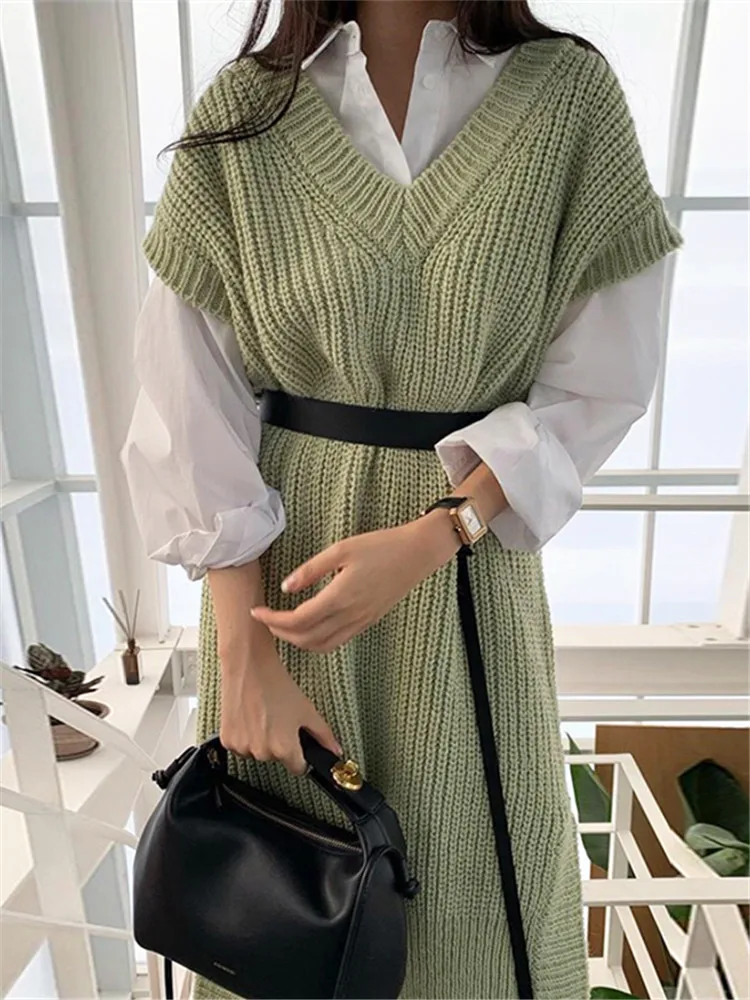 

2022 вязаное женское, с длинным рукавом, Осень-зима